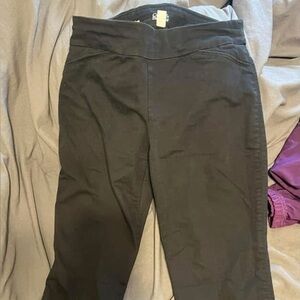 Croft & Barrow Women's Black Trousers